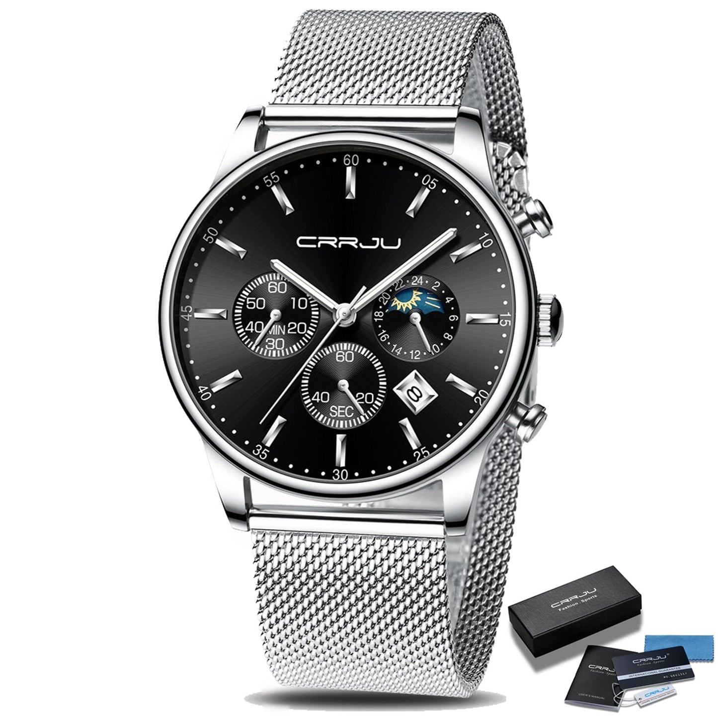 Men’s Metal Strap Sports Watch