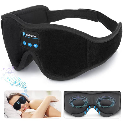 Masque occultant pour les yeux à musique stéréo sans fil