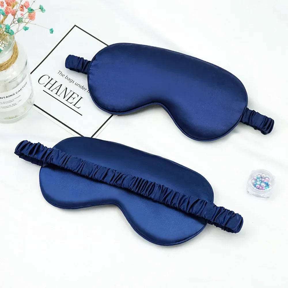 Masque de sommeil doux imitation soie confortable