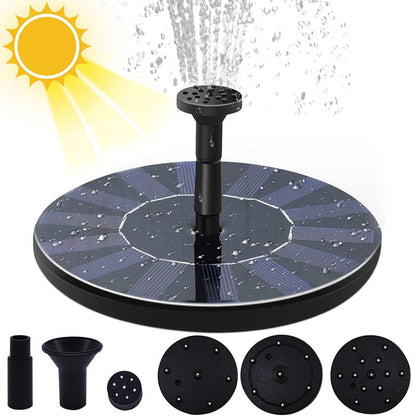 Mini fontaine d'eau solaire autonome compacte