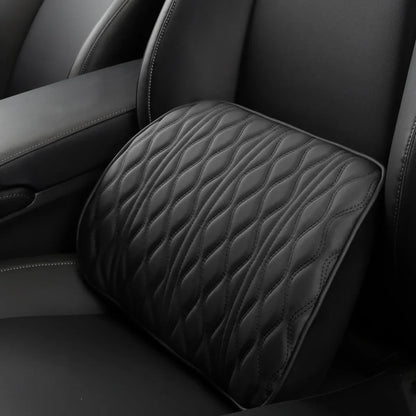 Oreiller de cou de voiture confortable en cuir PU