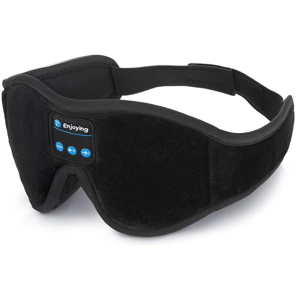 Masque occultant pour les yeux à musique stéréo sans fil