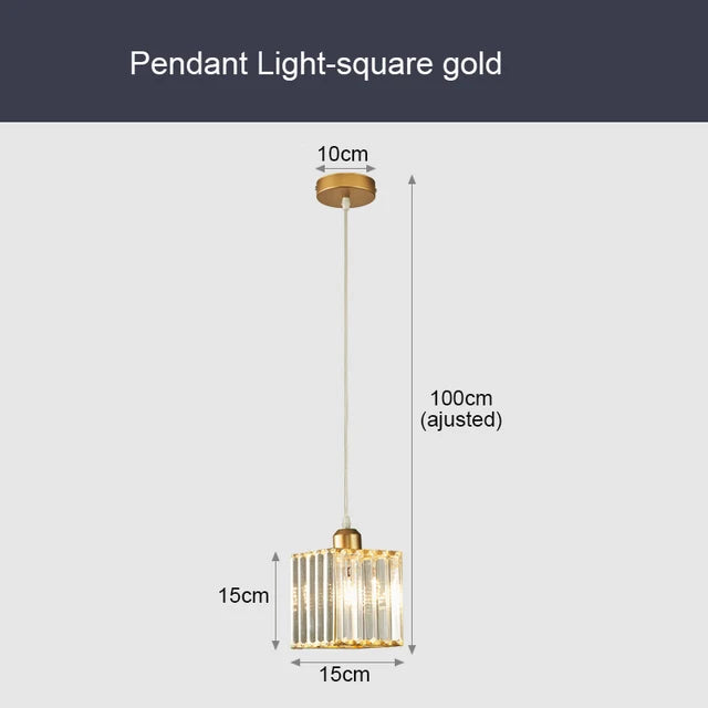 Luxury Crystal Pendant Light