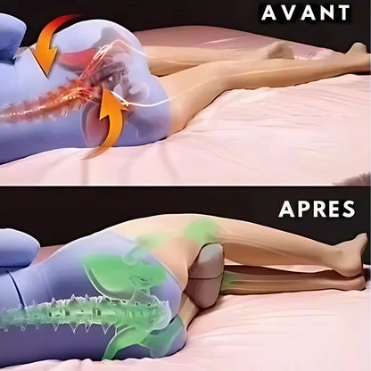 Ergonomic Leg Lumbar Pillow in Memory Foam
