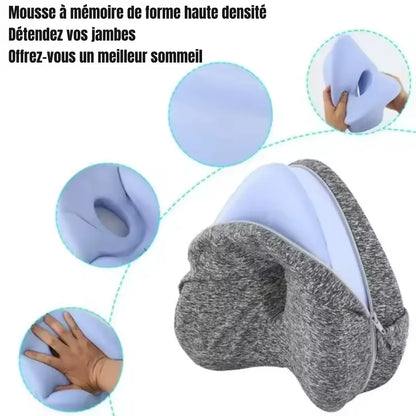 Ergonomic Leg Lumbar Pillow in Memory Foam