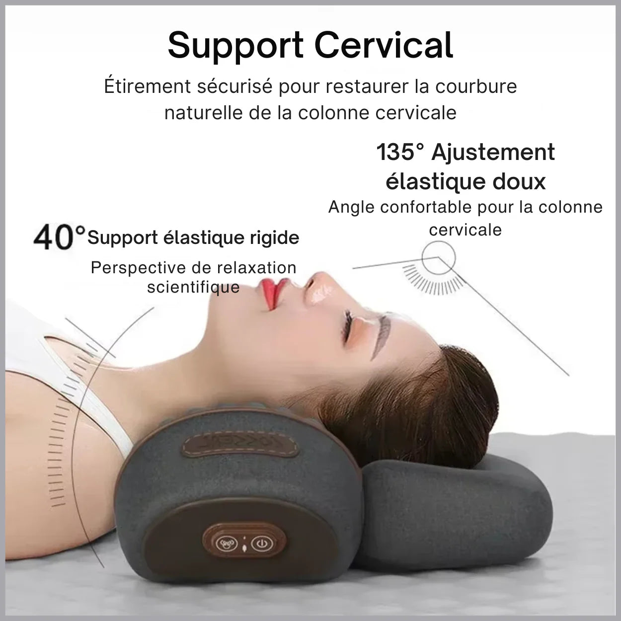 Heated and Massaging Cervical Pillow