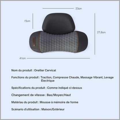 Heated and Massaging Cervical Pillow