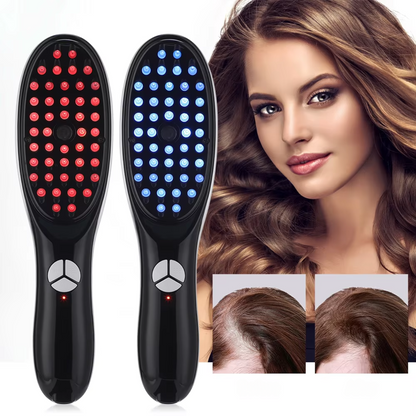 Peigne de massage capillaire 3-en-1 soin intensif cheveux épais
