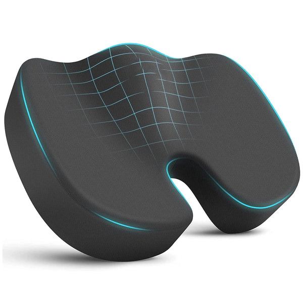 Postura™ – Coussin ergonomique U-shape à mémoire de forme pour chaise de bureau