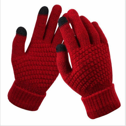 Gants tricotés légers à design élégant