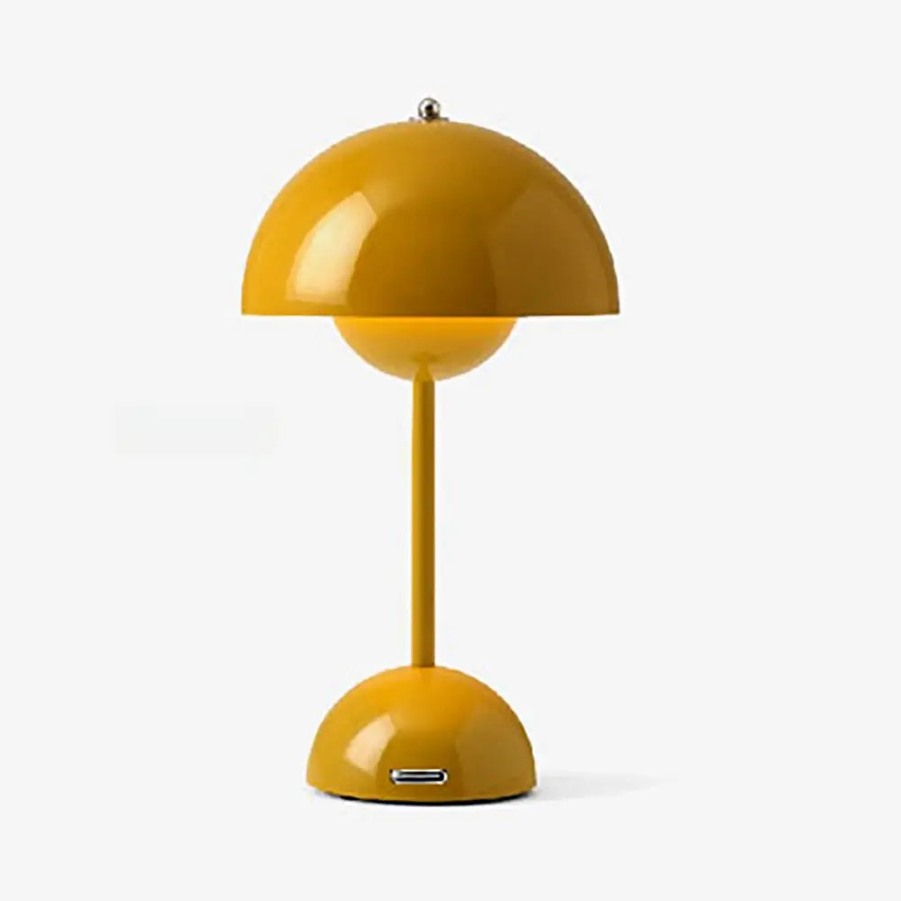 Lampe de table élégante à éclairage LED forme champignon