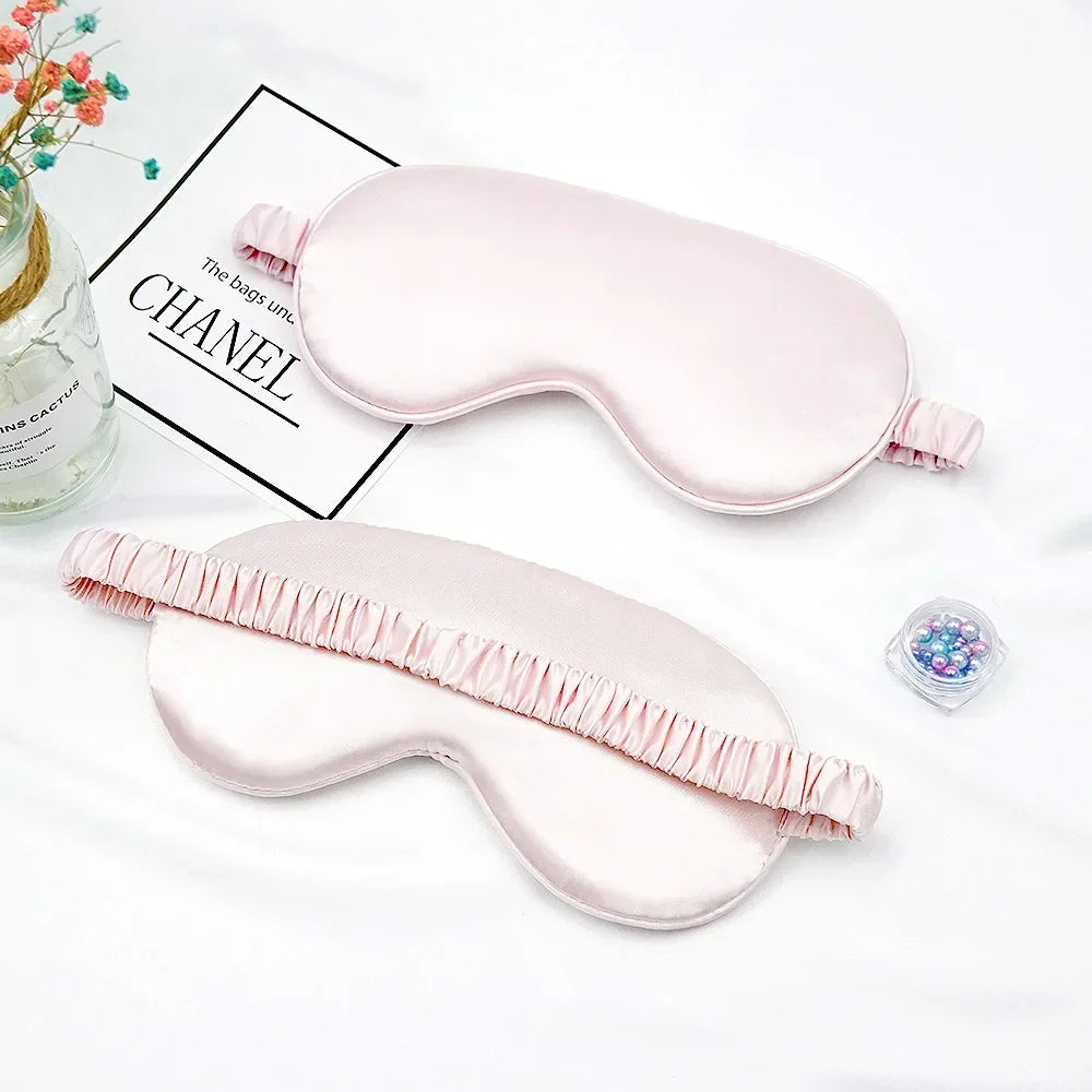 Masque de sommeil doux imitation soie confortable