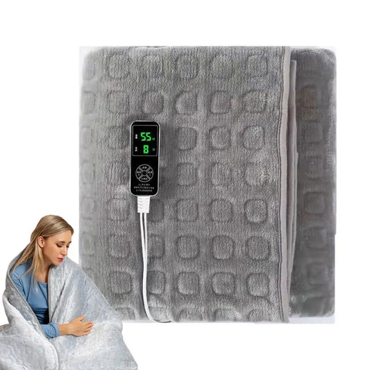 Couverture Chauffante Élégante pour Détente au Bureau ou au Domicile - Santeova