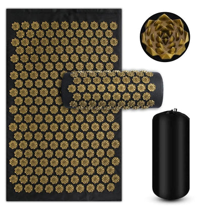 Tapis d'acupression relaxant à picots pour massage shiatsu
