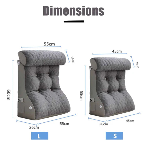 LiseThera™ – Ergonomic Bed Reading Cushion, Support & Comfort