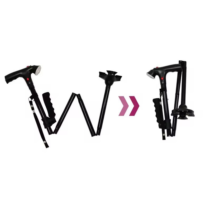 Safewalk™ – Canne marche orthopédique multifonction Mobilité & Sécurité