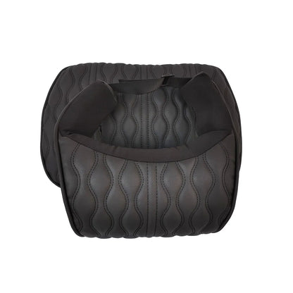 Oreiller de cou de voiture confortable en cuir PU