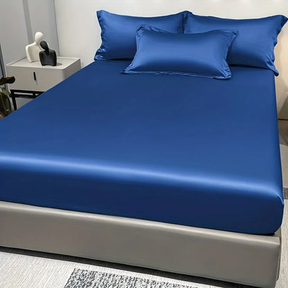 Drap-housse satiné en satin moderne