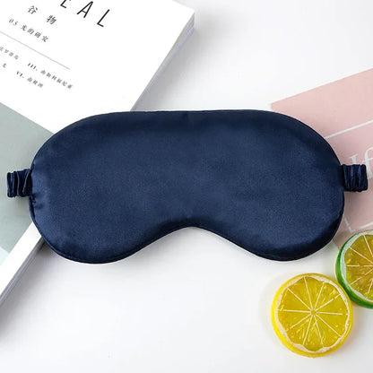 Masque de sommeil en soie à volants élégants