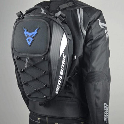 Sac à dos moto étanche en fibre de carbone multi fonctionnel