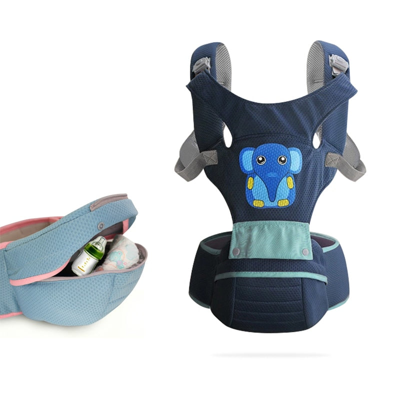 Porte-bébé ergonomique 3-en-1 multifonction