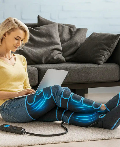 VentroPulse™ – Chaussette chauffante massage jambes pour détente musculaire