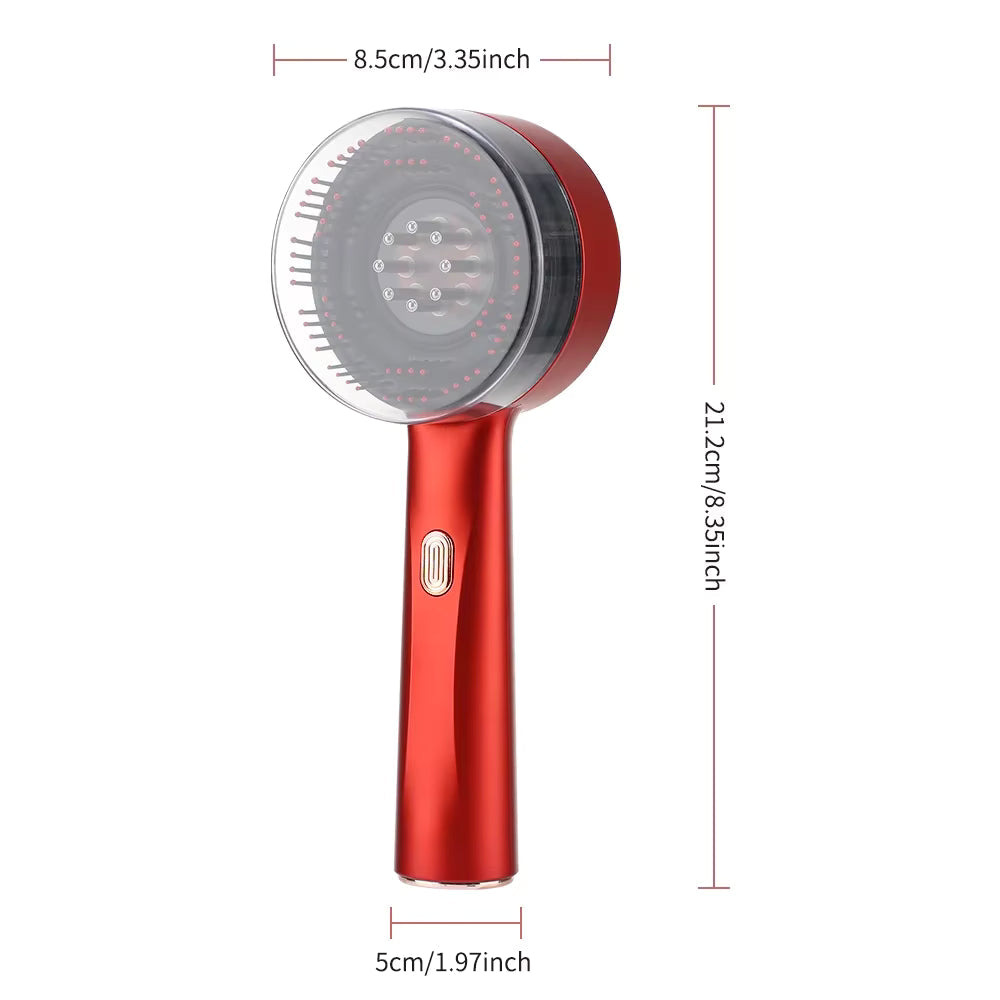 VibroSilk™ – Brosse à cheveux électrique 2-en-1 pour soin capillaire apaisant