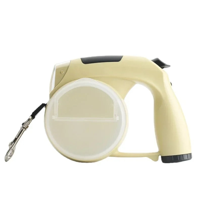 Laisse multifonctionnelle lumineuse pour chien à LED rechargeable