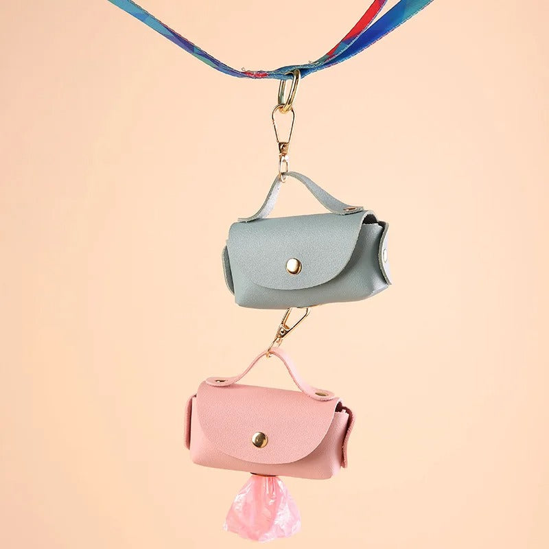Porte-sac élégant pour chien en tissu résistant