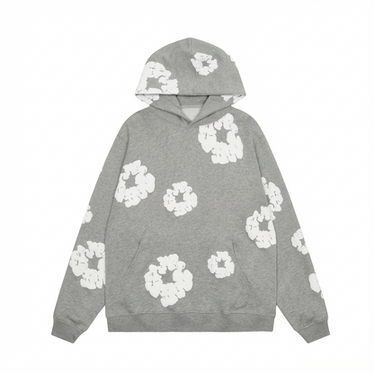 Elegant Floral Men's Sweatshirt – Chic Comfortable Spring Wear