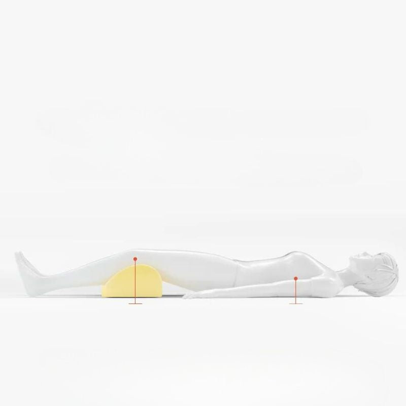 Coussin orthopédique ergonomique pour genoux en mousse mémoire