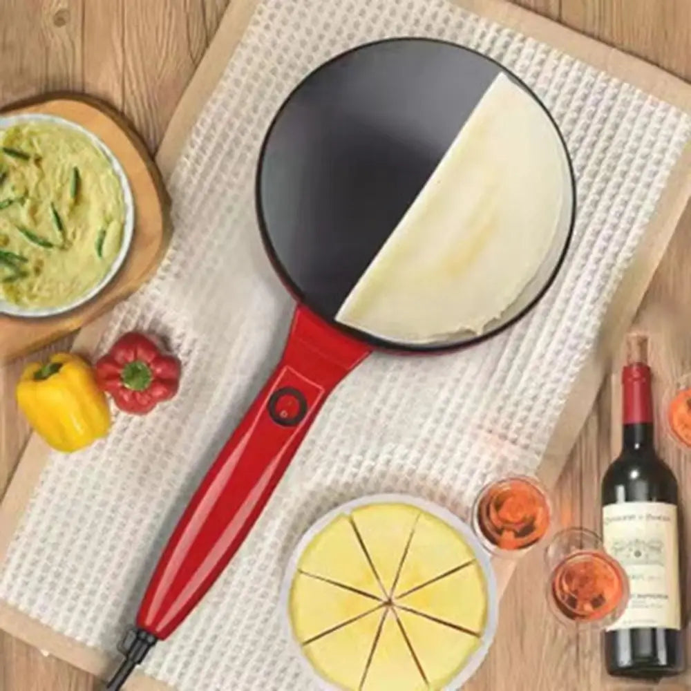 Compact Electric Crepe Maker with Instant and Safe Cooking