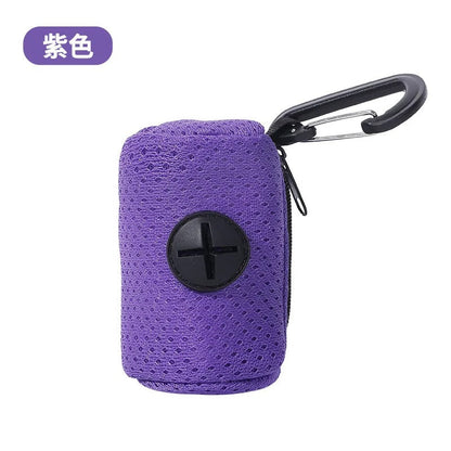 Porte-sac élégant pour chien en tissu résistant