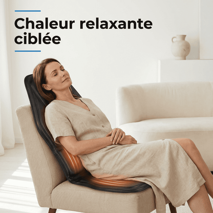 Coussin de massage shiatsu chauffant portable pour maison bureau