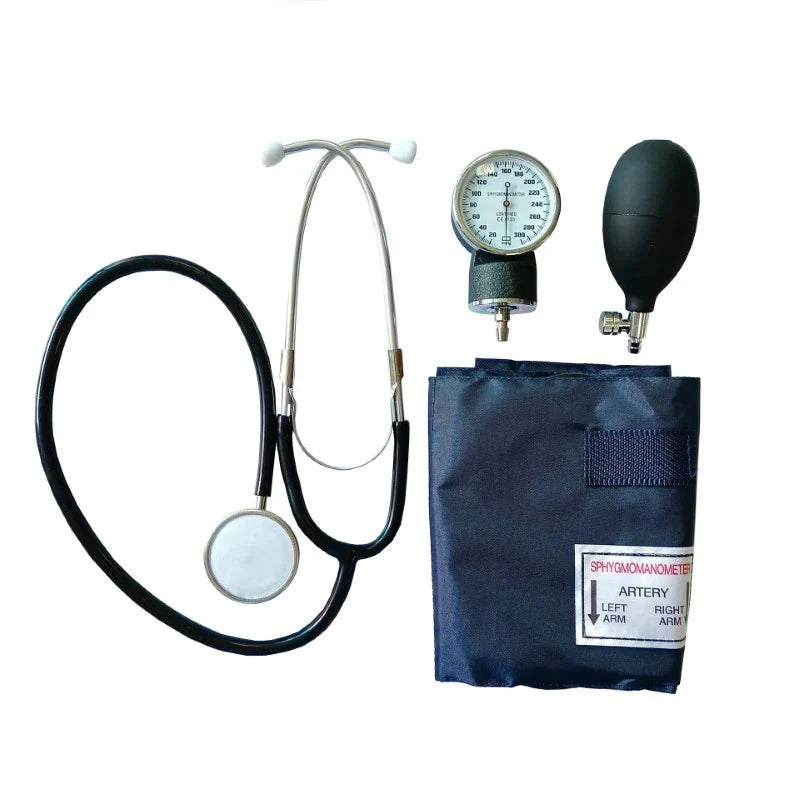 Tensiomètre manuel anéroïde pour bras avec stéthoscope