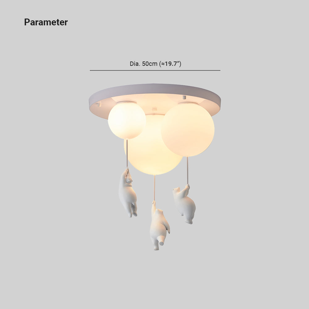 Plafonnier LED à éclairage doux
