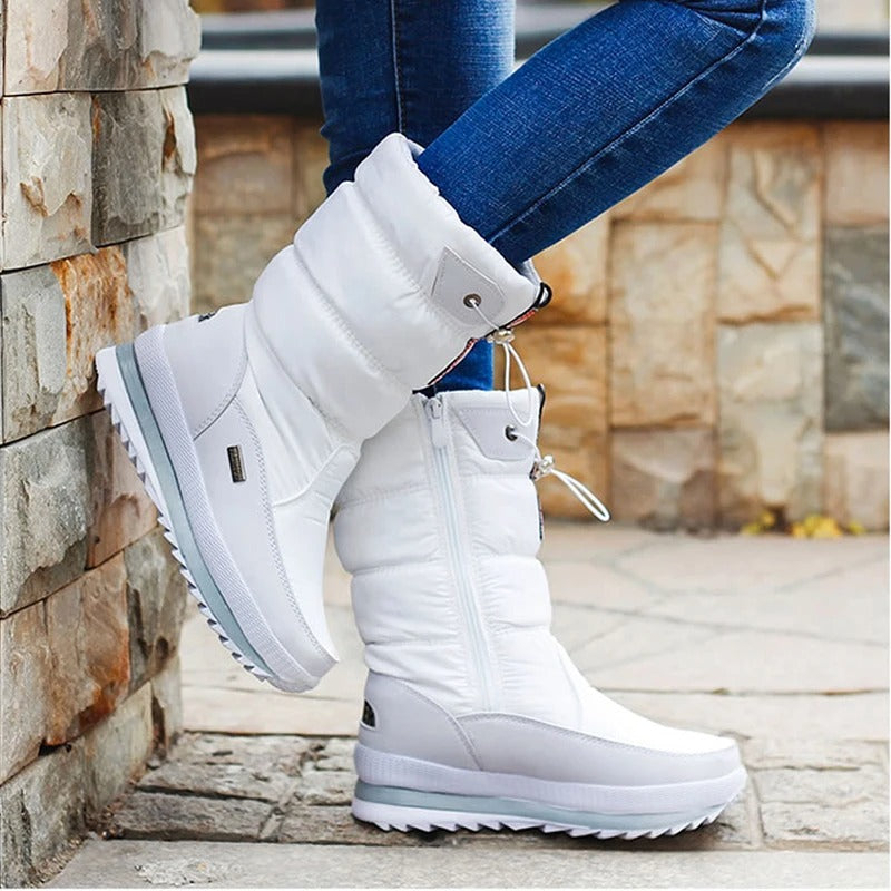 Bottes d'hiver isolantes doublure pelucheuse