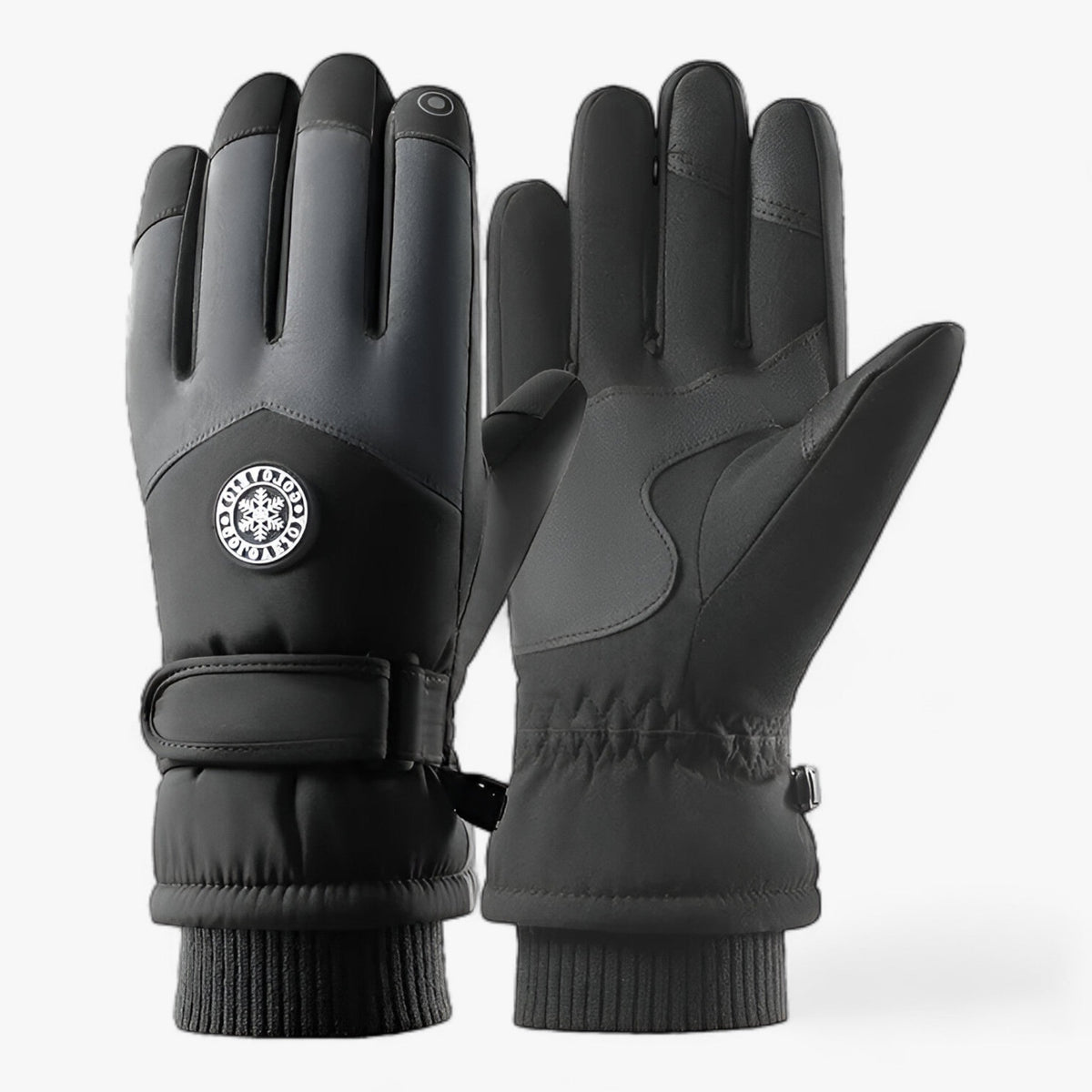 Gants de ski imperméables avec renforts de protection