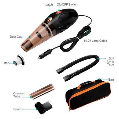 Aspirateur de voiture portable sans fil rechargeable