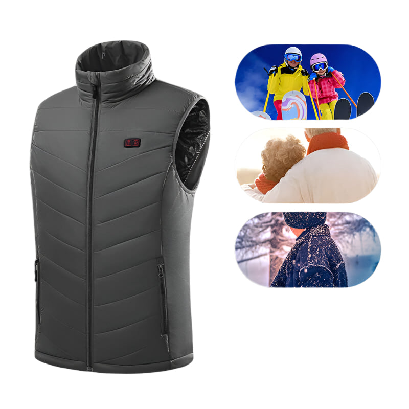 Gilet chauffant rechargeable pour activités extérieures