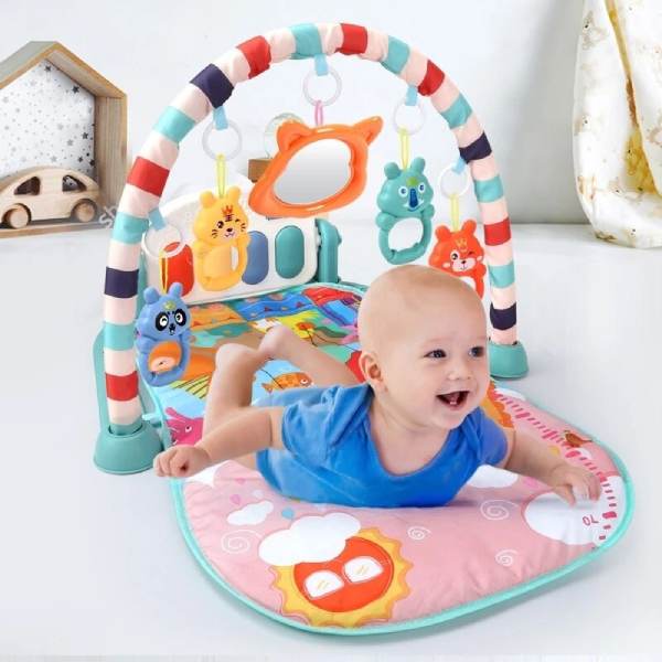 Tapis d'éveil musical pliable à sons intégrés